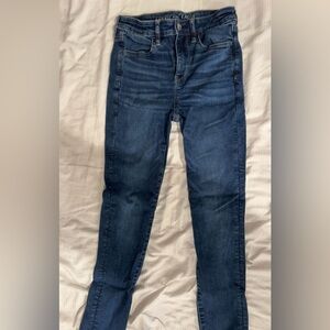 American Eagle Outfitters Dark Blue Skinny Jeans
